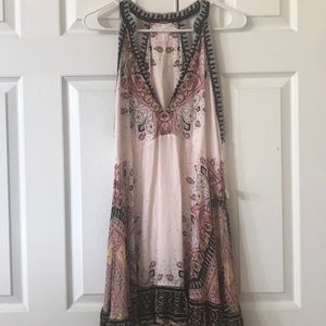 Free People Pink Print Dress